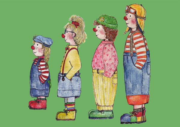 Künstler-Postkarten zum Kinderbuch Ottilie PfefferMinze