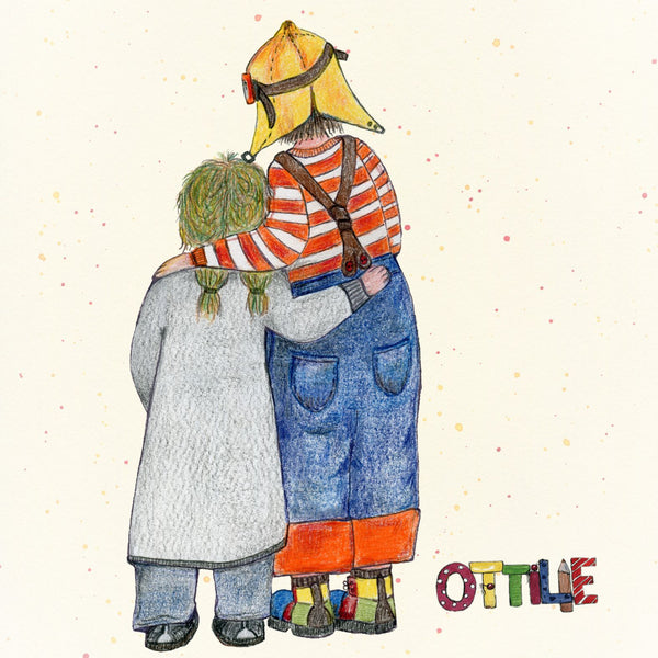 Ein Clown im Einsatz - Illustrationen zum Kinderbuch auf Holz