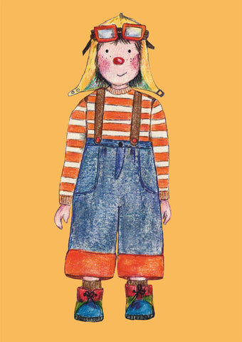 Künstler-Postkarten zum Kinderbuch Ottilie PfefferMinze