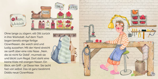 Ottilie PfefferMint Indeed - a clown at school