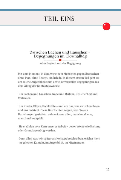 Clown im Kontakt mit Kindern - Zwischen Flüstern und Lauschen - Impulse für echte Begegnungen