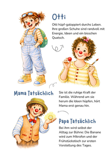 Buch: Otti und die Hamwas - Eine ziemlich normale Clownfamilie